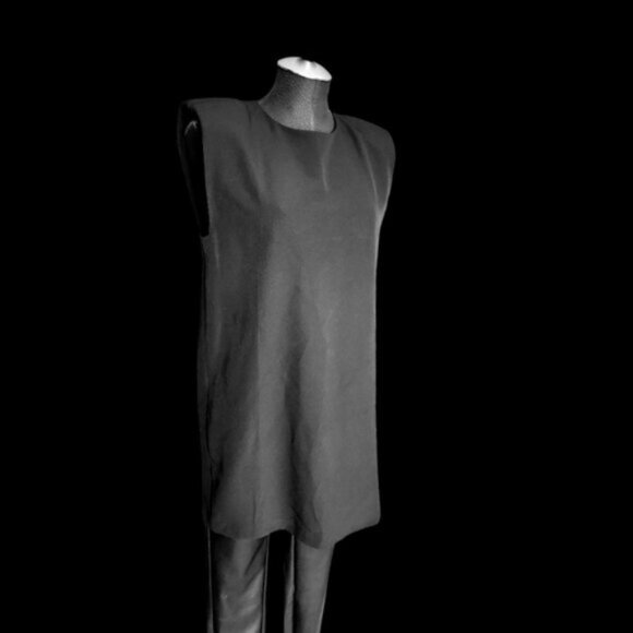 Classic Black Mini  Shift Dress Retro Zara NWT Sz M - Picture 3 of 10
